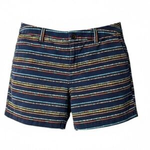 Merona Navy Blue Dot Chino Shorts Size 8 | Cotton Summer Shorts